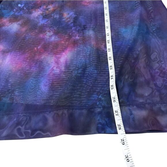 ATHLETA galaxy mesh oversized short sleeve tee NWOT - Picture 4 of 5